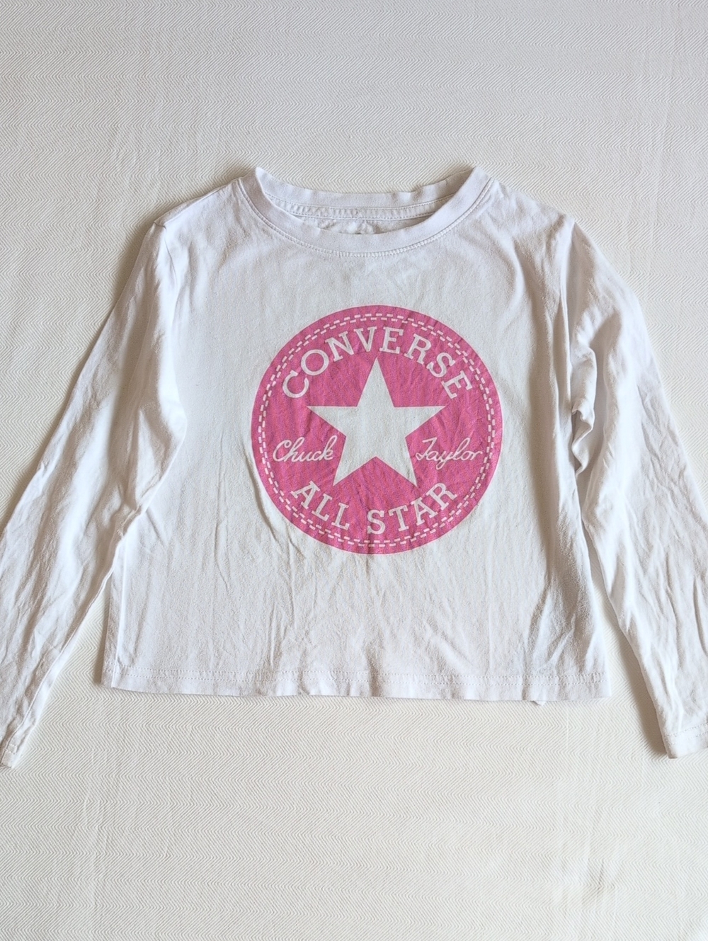 Converse Beebay JK Girls Long Sleeve Shirt Graphic Tee Bundle 3 Pack Lot Size 6 - Picture 11 of 14